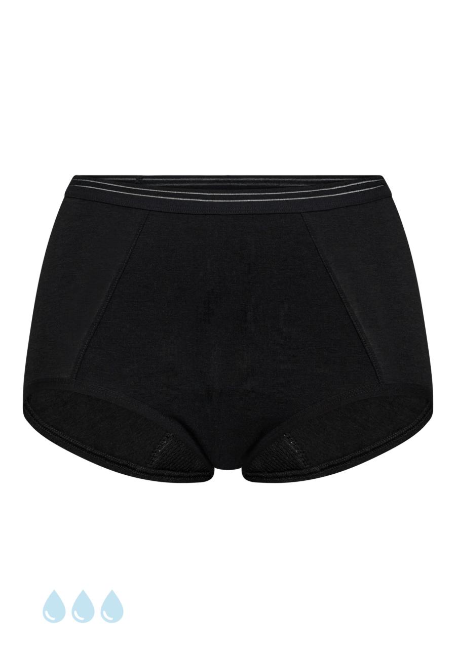 Taillenslip, Absorbent 50ml | Bio-Bambus-Viskose | schwarz -JBS of Denmark Women