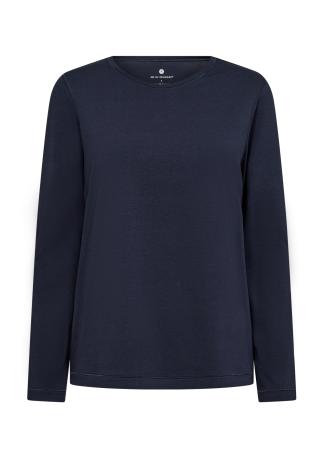 Langarm-Shirt | Bambus-Viskose | navy