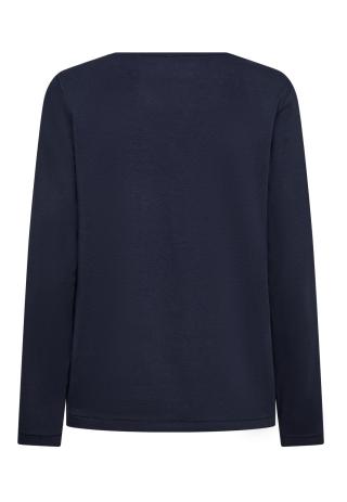 Langarm-Shirt | Bambus-Viskose | navy