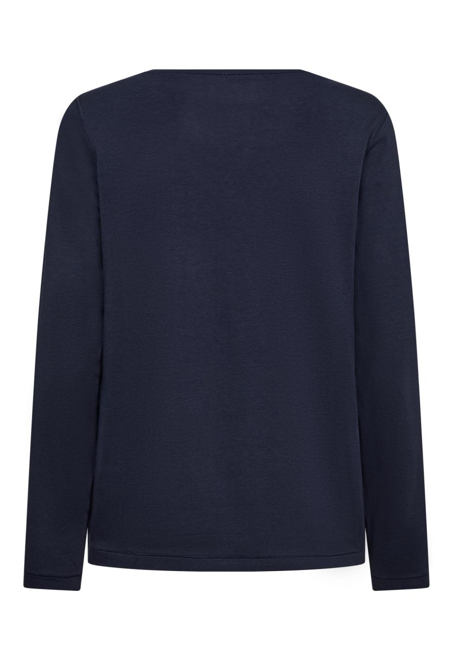Langarm-Shirt | Bambus-Viskose | navy