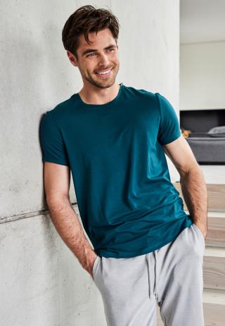 T-Shirt | 100% Bio-Wolle | petrol