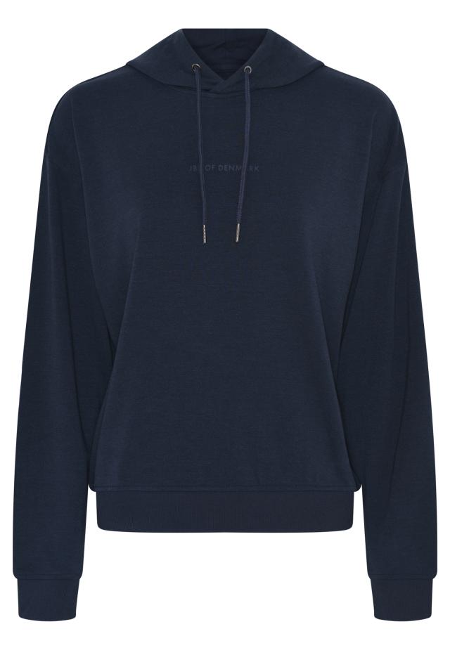 Hoodie, Logo | Bambus-Viskose | navy
