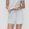 Sweatshorts | Bambus-Viskose | hellgrau melange
