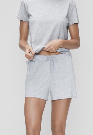 Sweatshorts | Bambus-Viskose | hellgrau melange