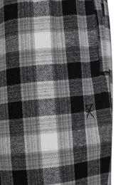 Pyjamahose, Flanell | 100% Bio-Baumwolle | dunkelgrau kariert -JBS of Denmark Men