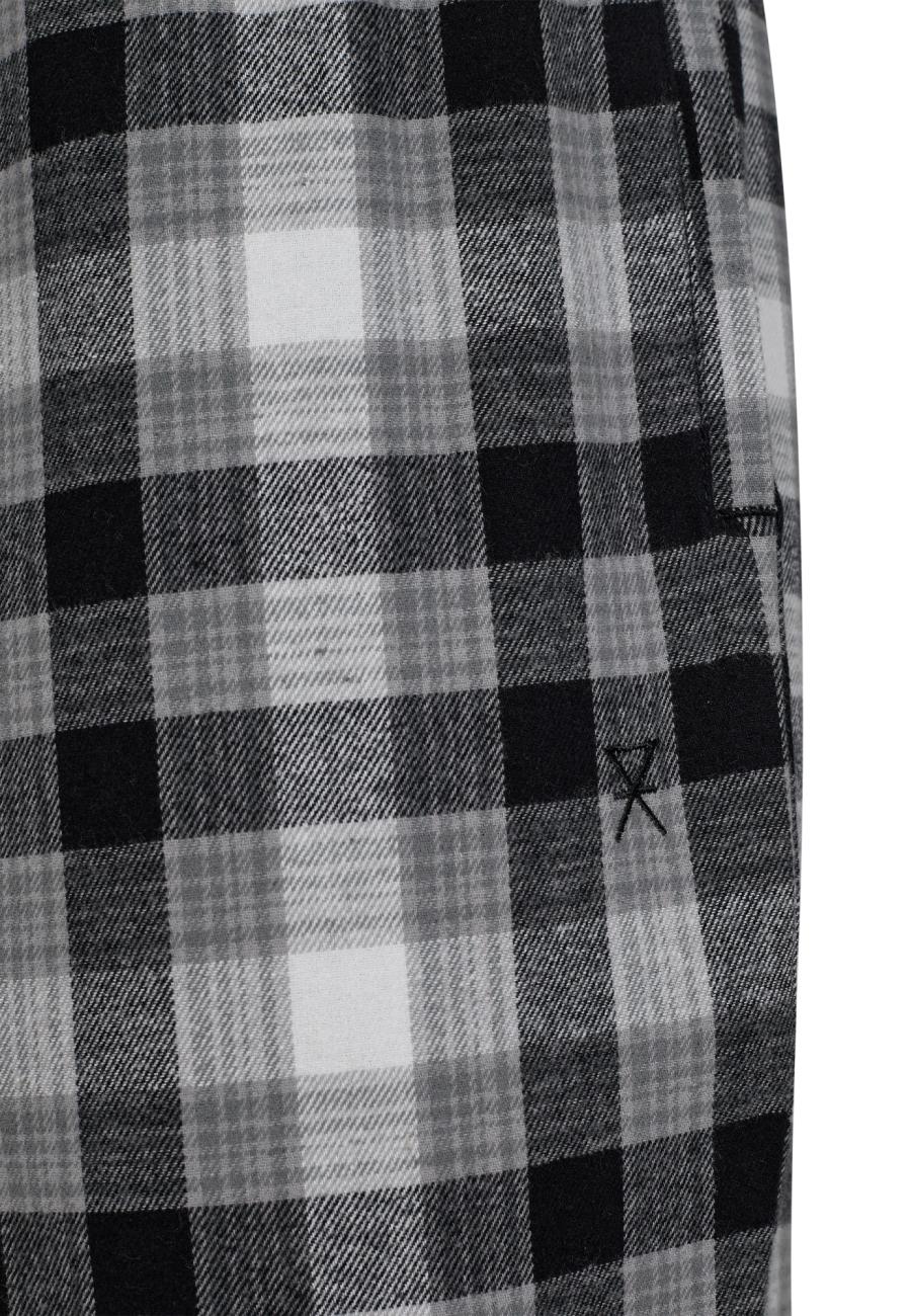 Pyjamahose, Flanell | 100% Bio-Baumwolle | dunkelgrau kariert -JBS of Denmark Men