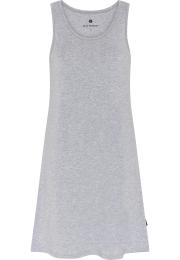 Jersey-Kleid | Bambus-Viskose | hellgrau melange