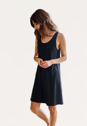 Jersey-Kleid | Bambus-Viskose | schwarz -JBS of Denmark Women