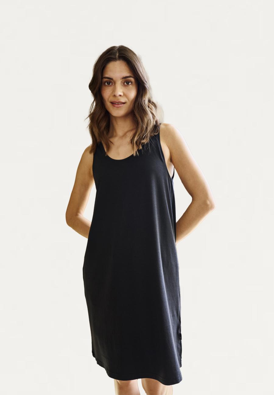 Jersey-Kleid | Bambus-Viskose | schwarz -JBS of Denmark Women