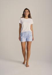 Pyjamashorts | Bambus-Viskose | blau gestreift -JBS of Denmark Women