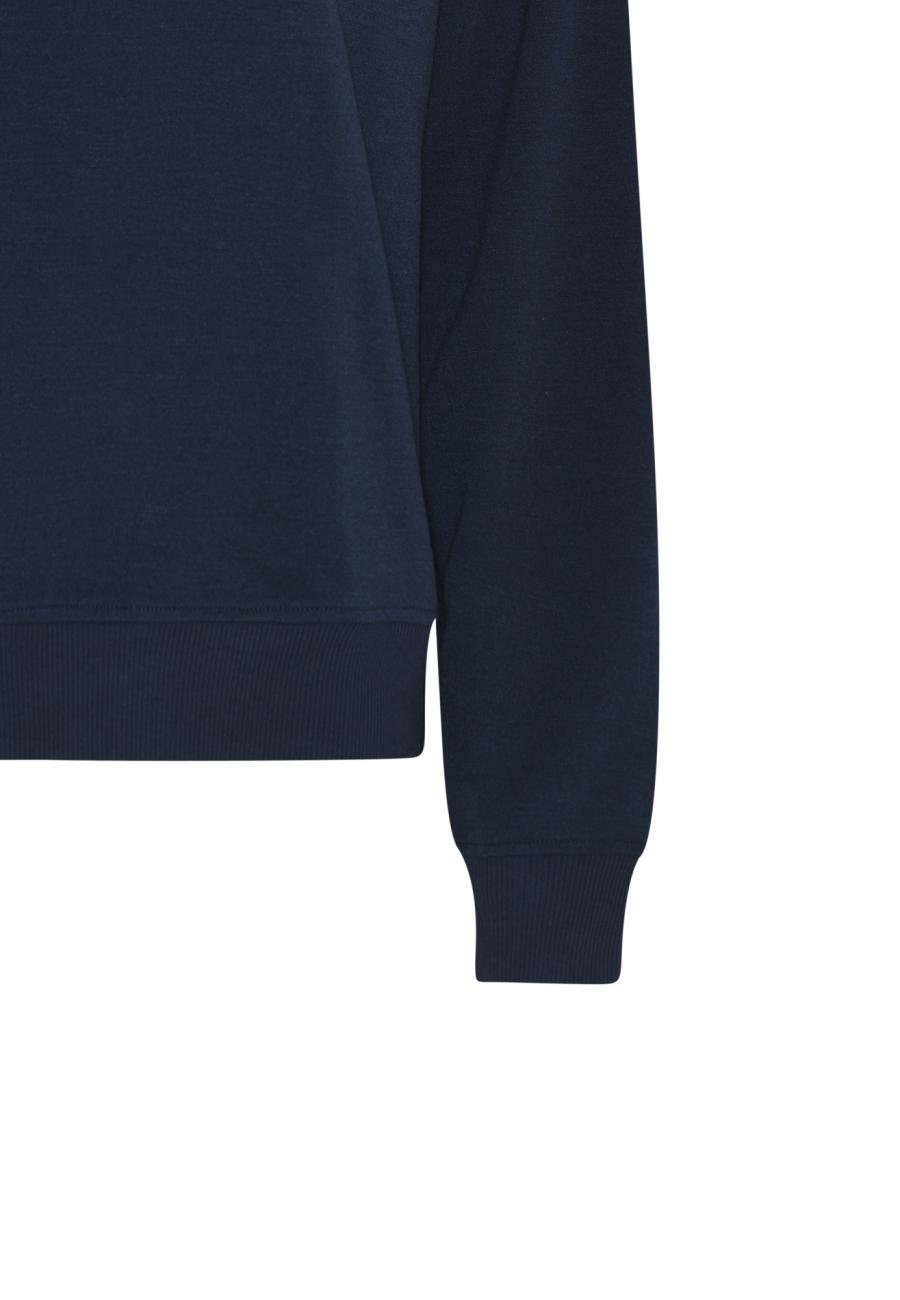 Sweatshirt, Logo | Bambus-Viskose | navy