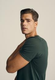 T-Shirt | 100% Wolle | grün -JBS of Denmark Men