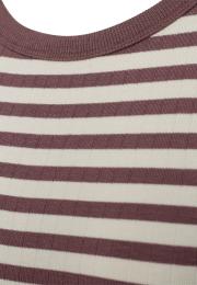 Tanktop, Ripp | Bambus-Viskose | dunkelrosa gestreift -JBS of Denmark Women