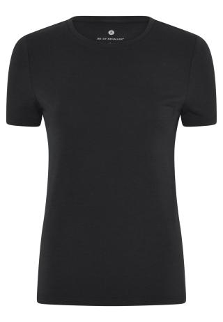T-Shirt, Rundhals | Bambus-Viskose | schwarz -JBS of Denmark Women