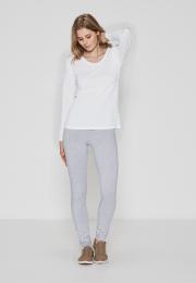 Langarm-Shirt | Bambus-Viskose | weiß -JBS of Denmark Women