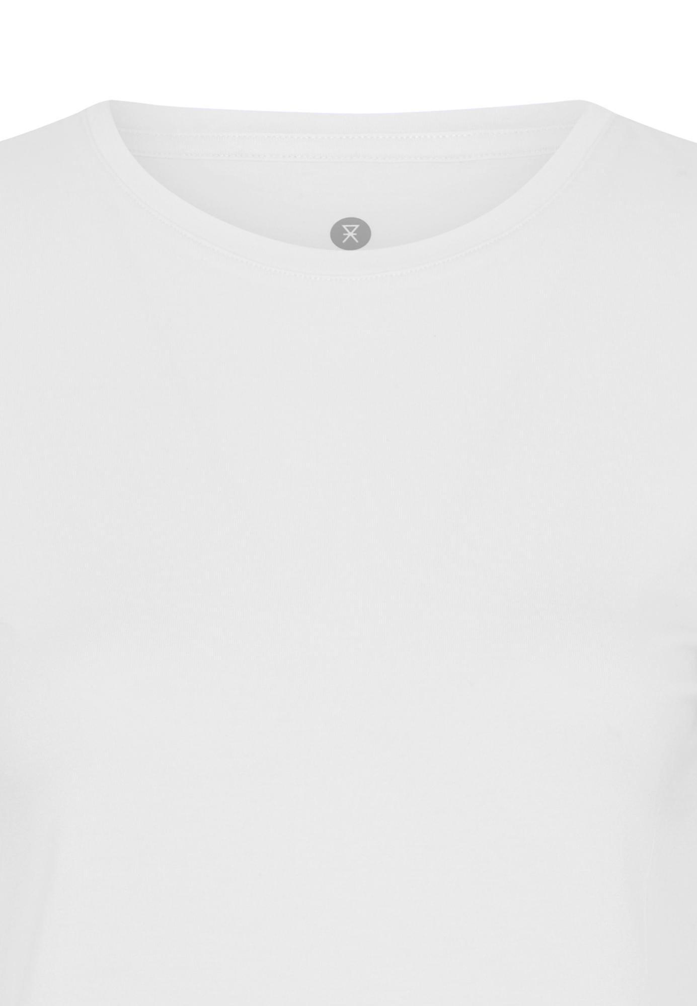 Langarm-Shirt, Bambus-Viskose, weiß