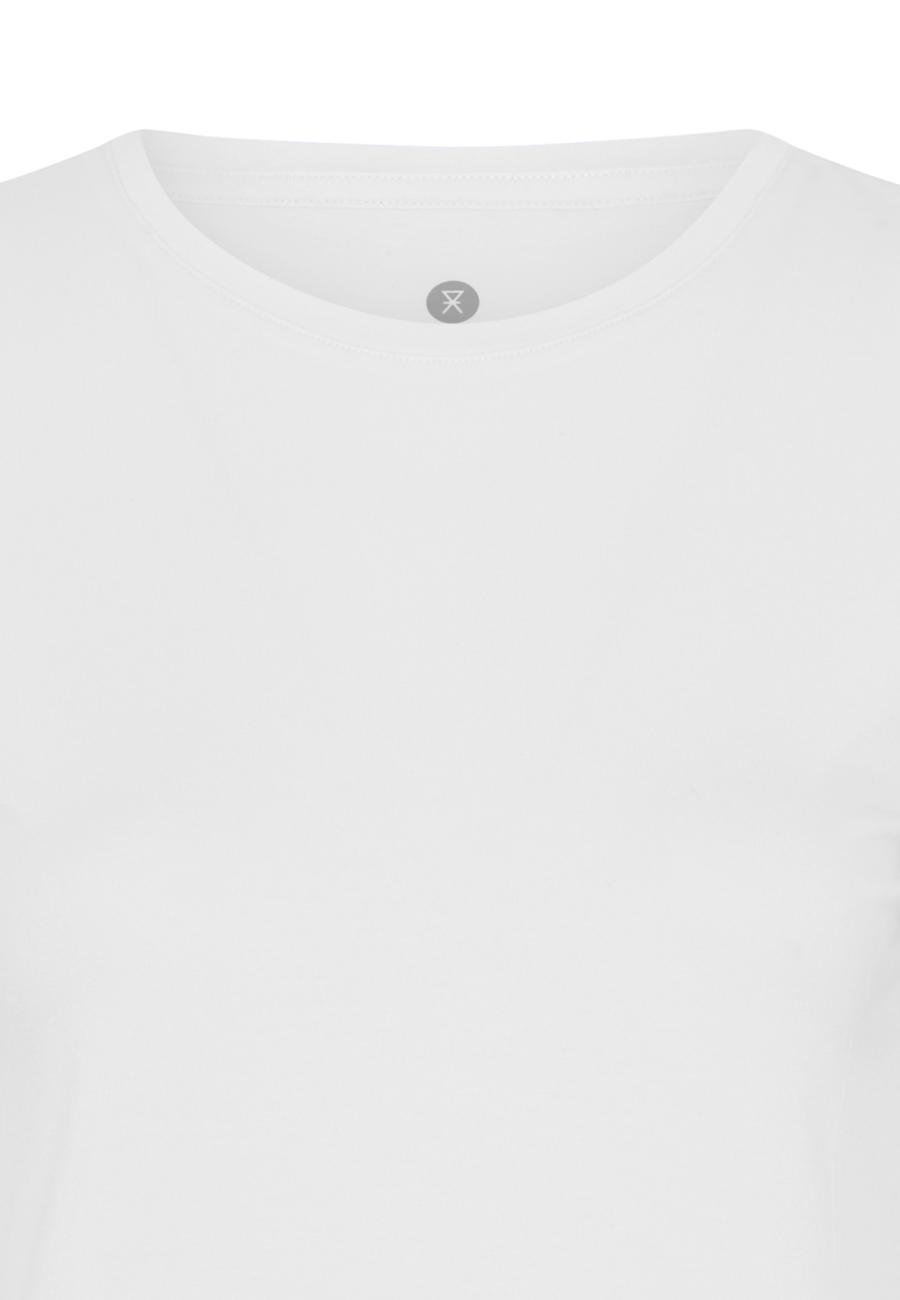 Langarm-Shirt, Bambus-Viskose, weiß