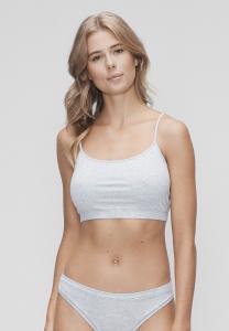 Bustier | Bambus-Viskose | hellgrau melange -JBS of Denmark Women