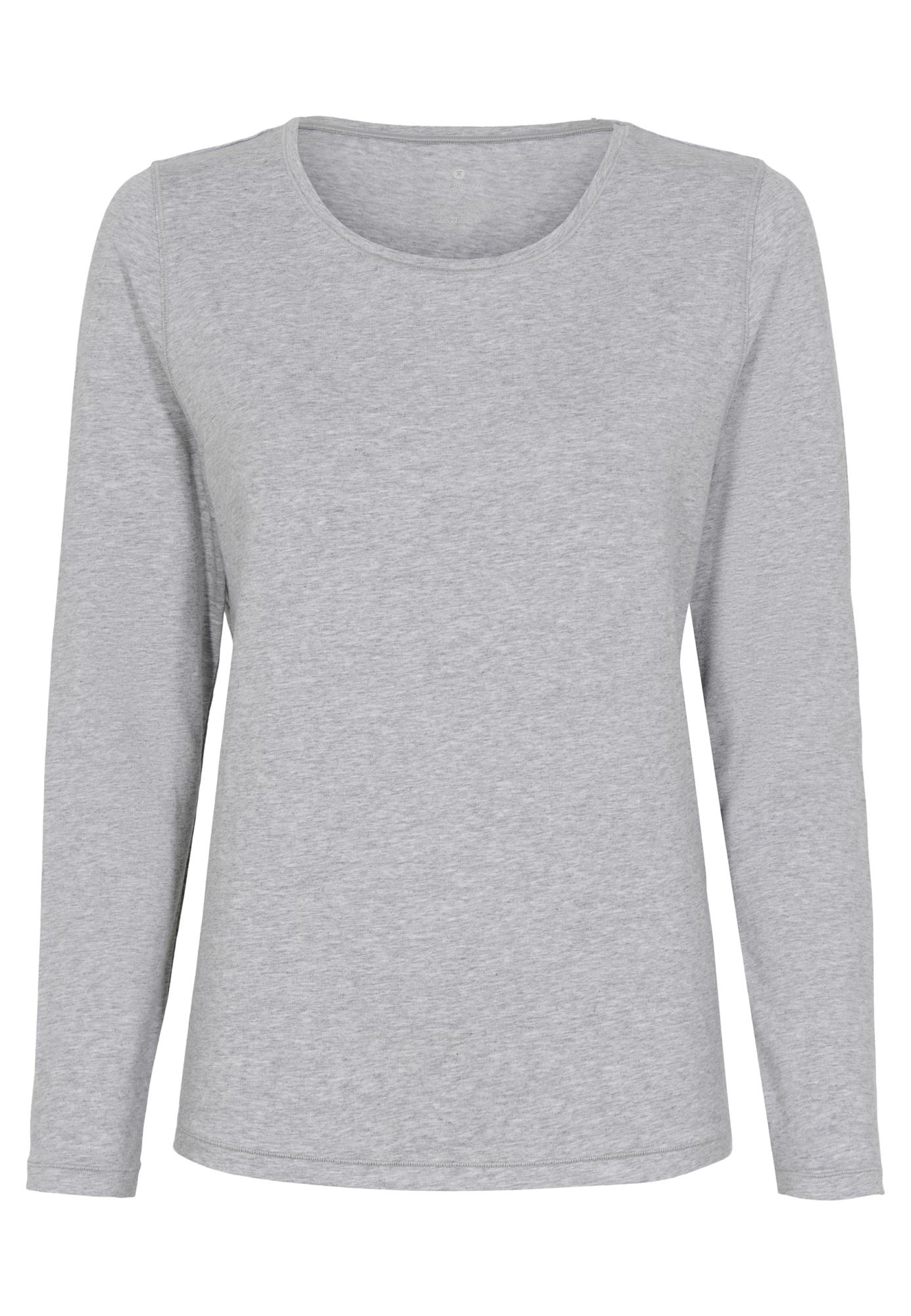 Langarm-Shirt, Bambusviskose, Grau