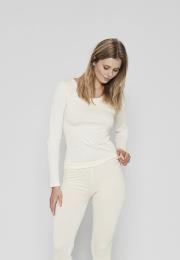 Langarm-Shirt | Bio-Wolle | elfenbein -JBS of Denmark Women