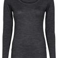 Langarm-Shirt | Bio-Wolle | dunkelgrau -JBS of Denmark Women