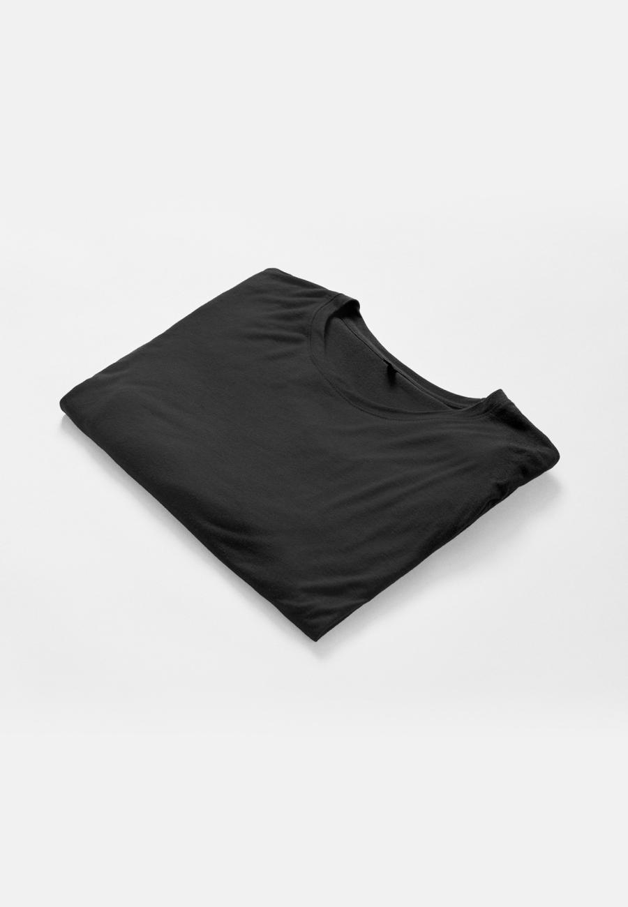 Bio-Wolle, T-shirt, Scwarz -JBS of Denmark Men
