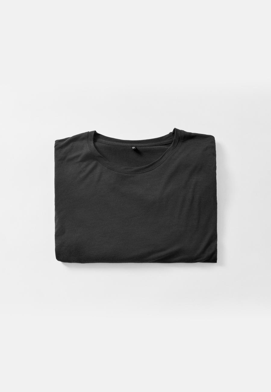 Bio-Wolle, T-shirt, Scwarz -JBS of Denmark Men
