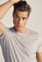 Bio-Wolle, T-shirt, Grau -JBS of Denmark Men