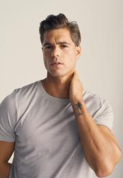 Bio-Wolle, T-shirt, Grau -JBS of Denmark Men