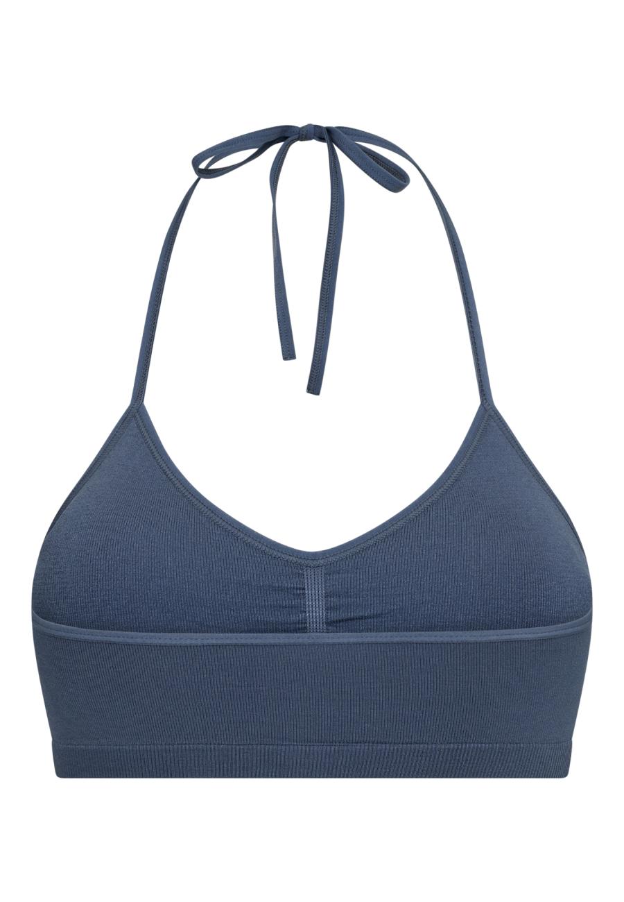 Neckholder-Bustier | Polyamid | blau -JBS of Denmark Women