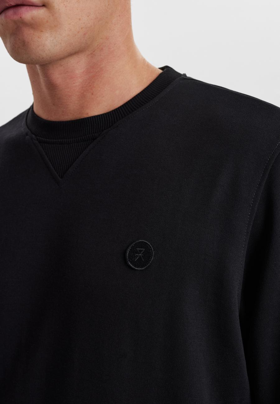 Sweatshirt, Logo | Bambus-Viskose | schwarz -JBS of Denmark Men