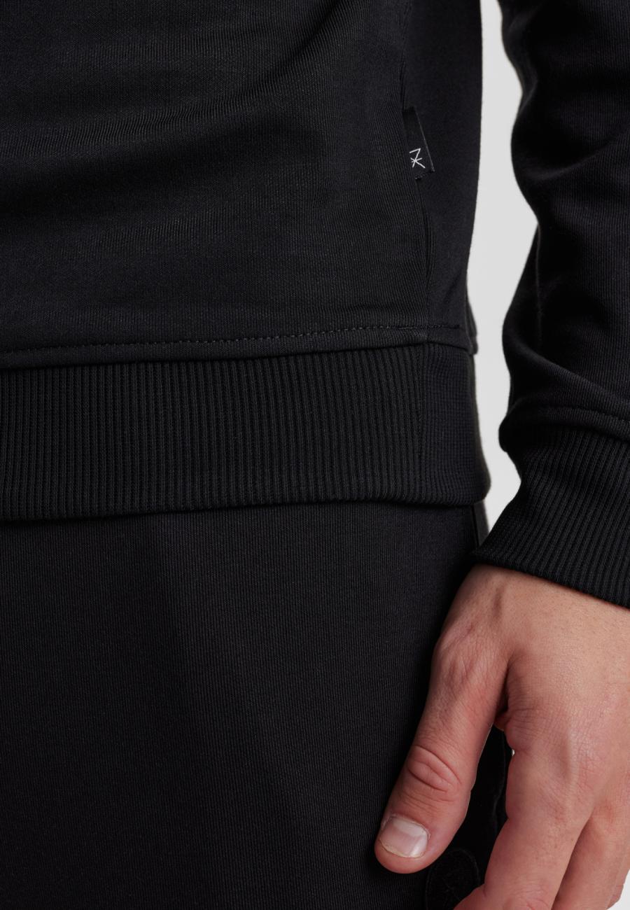 Sweatshirt, Logo | Bambus-Viskose | schwarz -JBS of Denmark Men