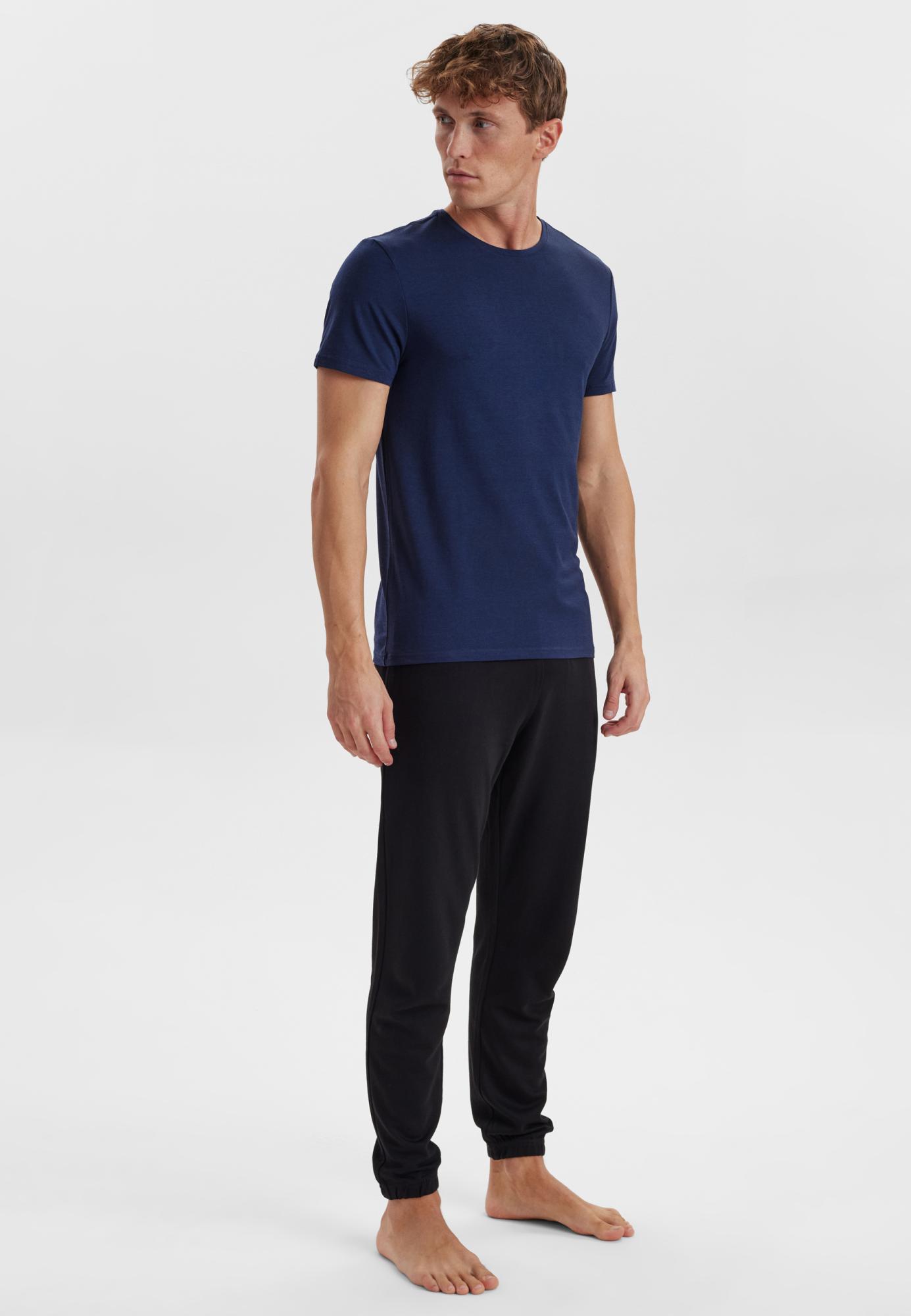 T-Shirt, Rundhals, Bambus-Viskose, navy