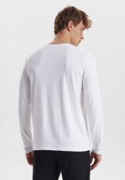 Langarmshirt | Bambus-Viskose | weiß -JBS of Denmark Men