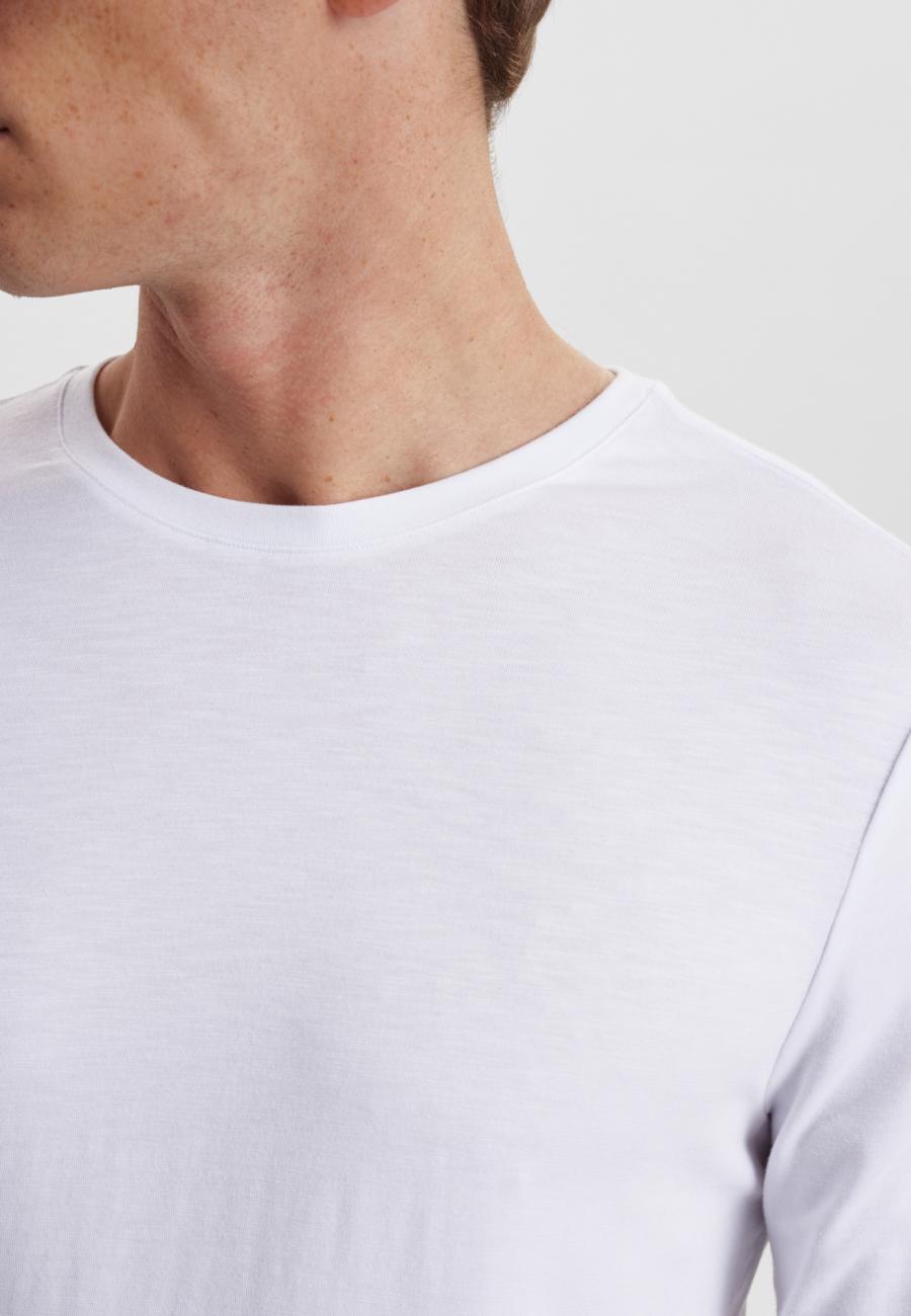 Langarmshirt | Bambus-Viskose | weiß -JBS of Denmark Men