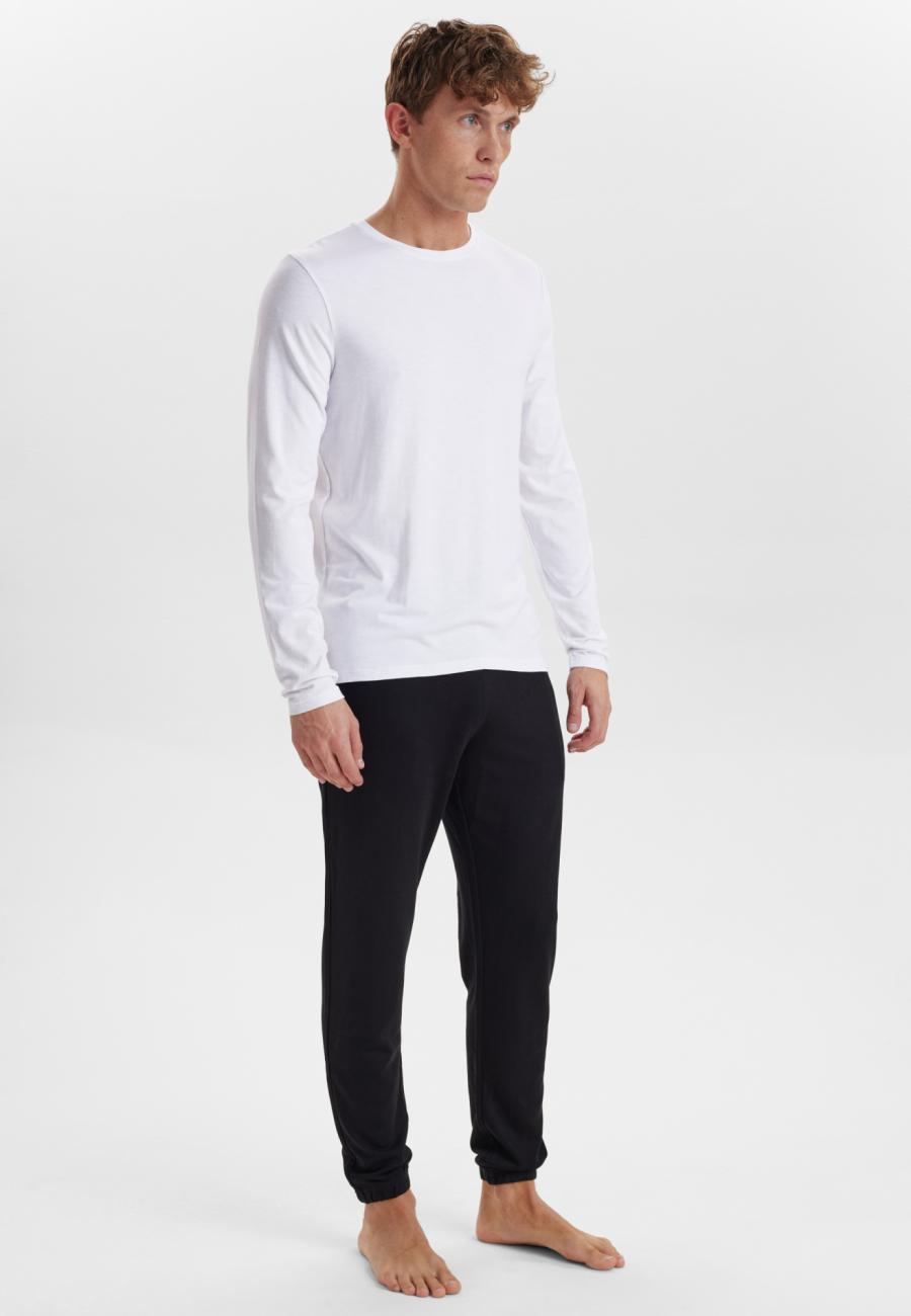 Langarmshirt | Bambus-Viskose | weiß -JBS of Denmark Men