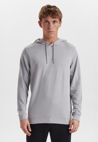 Hoodie, Logo, Bambus-Viskose, grau Hoodie, Logo, Bambus-Viskose, grau