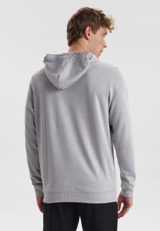 Hoodie, Logo, Bambus-Viskose, grau Hoodie, Logo, Bambus-Viskose, grau