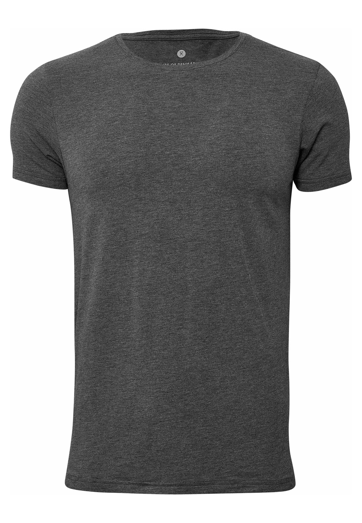 T-Shirt, Rundhals, Bambus-Viskose, dunkelgrau