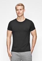T-Shirt, Rundhals | Bambus-Viskose | schwarz -JBS of Denmark Men