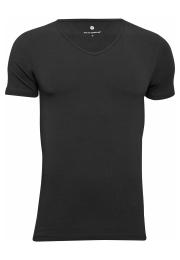 Unterhemd, V-Ausschnitt | Bio-Baumwolle | schwarz -JBS of Denmark Men