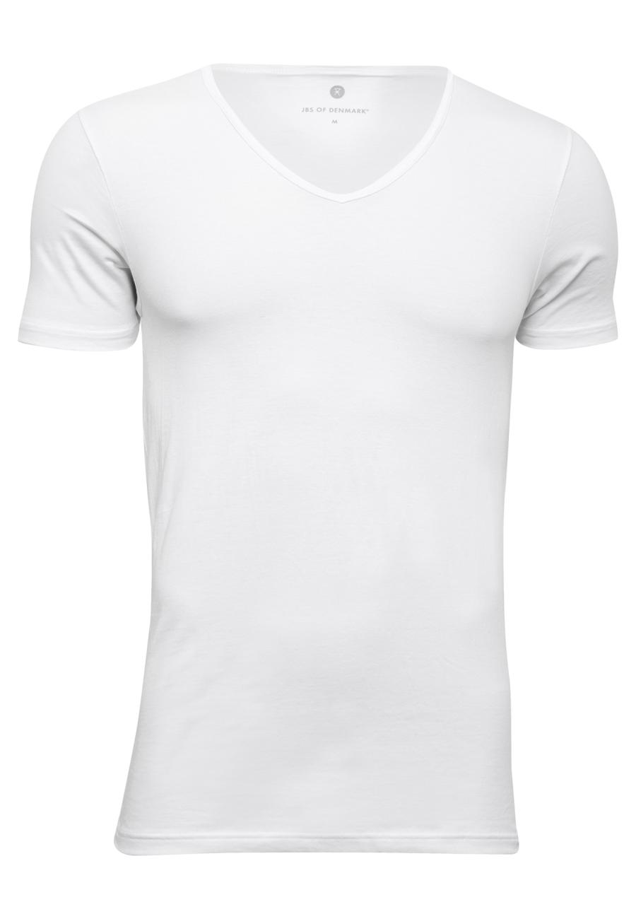 Unterhemd, V-Ausschnitt | Bio-Baumwolle | weiß -JBS of Denmark Men