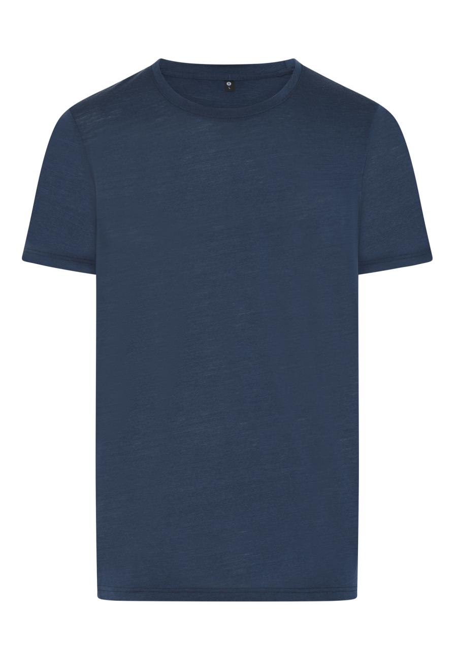 T-Shirt | 100% Bio-Wolle | navy -JBS of Denmark Men
