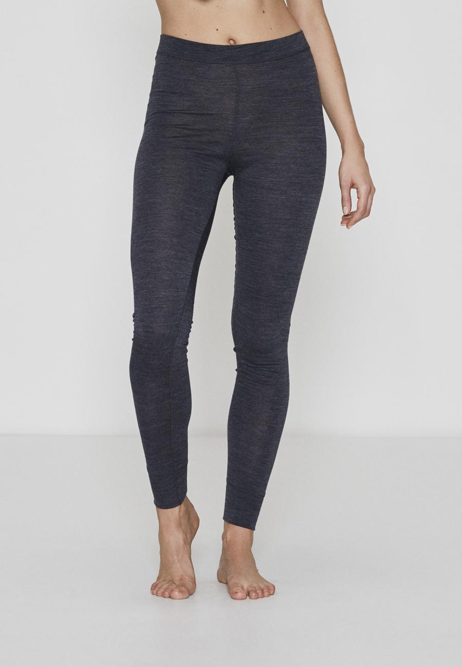 Leggings | Bio-Wolle | dunkelgrau -JBS of Denmark Women