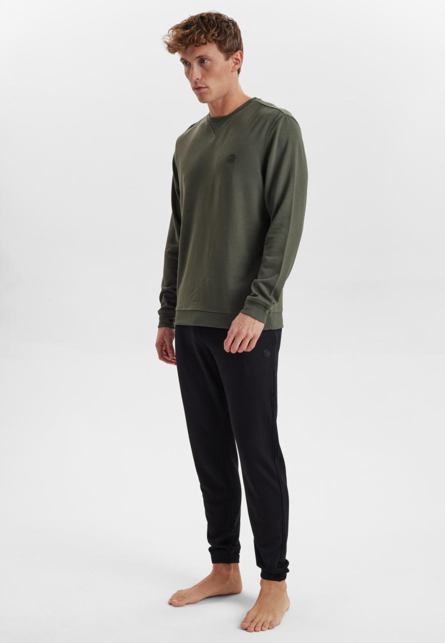 Sweatshirt, Logo | Bambus-Viskose | grün -JBS of Denmark Men