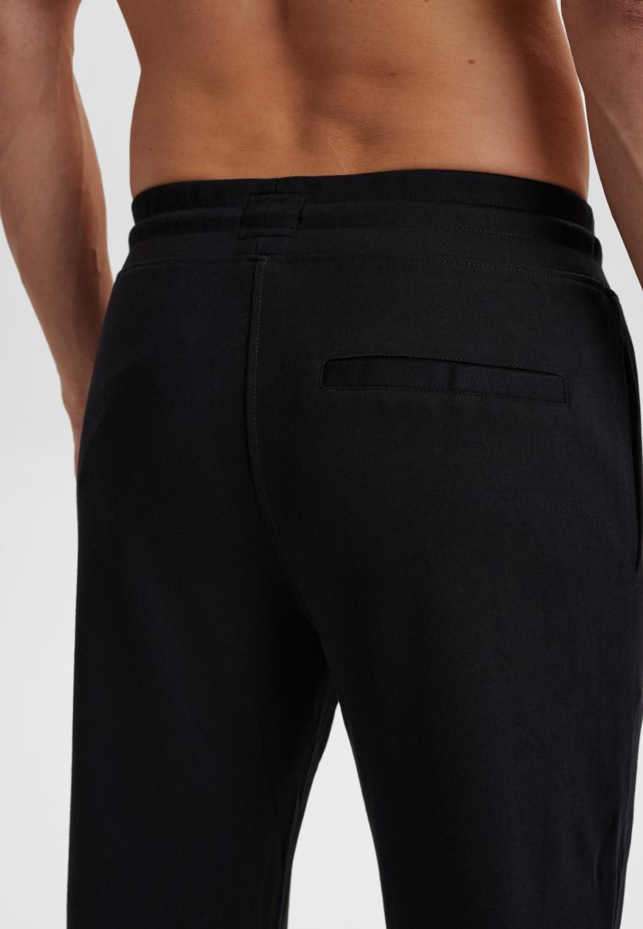 Jogginghose, Logo, Bambus-Viskose, schwarz