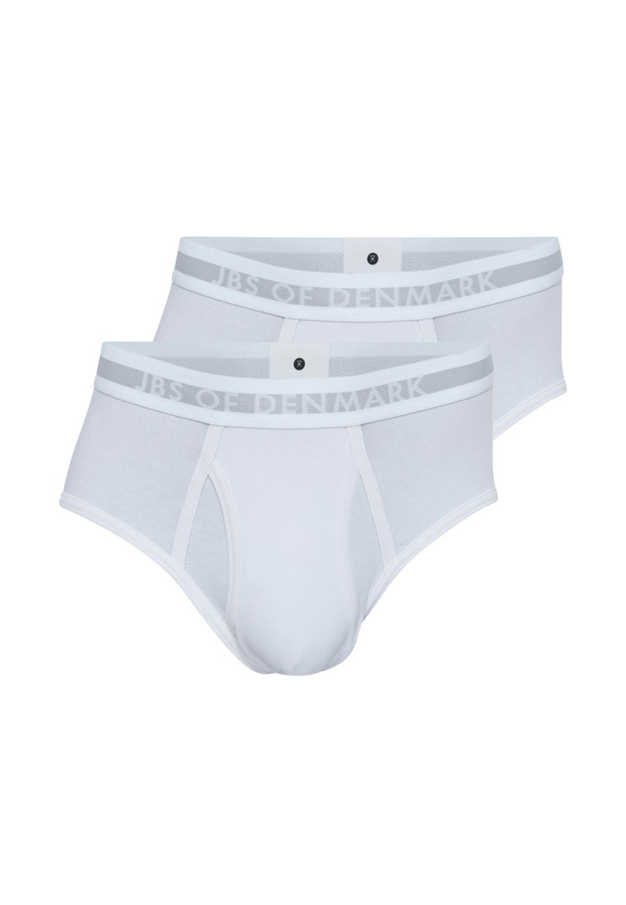 Slip, Eingriff, 2er-Pack | Bambus-Viskose | weiß -JBS of Denmark Men