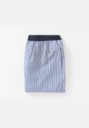 Pyjamahose, Seersucker | Bio-Baumwolle | blau gestreift -JBS of Denmark Men