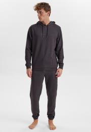 Hoodie, Logo | Bambus-Viskose | dunkelgrau -JBS of Denmark Men