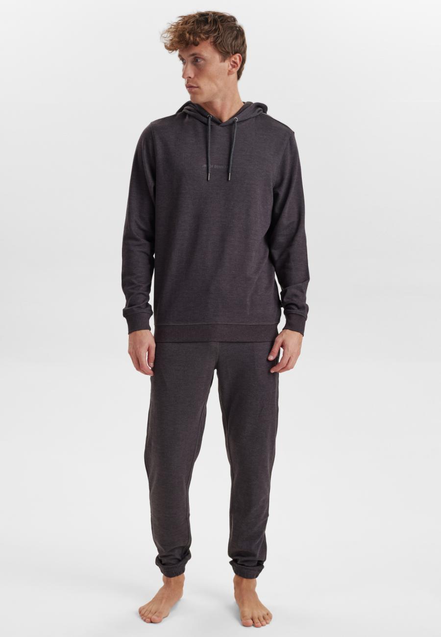 Hoodie, Logo | Bambus-Viskose | dunkelgrau -JBS of Denmark Men